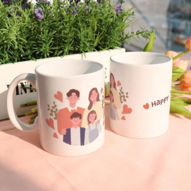 dc358-Design Mug 2p-Happy Family
