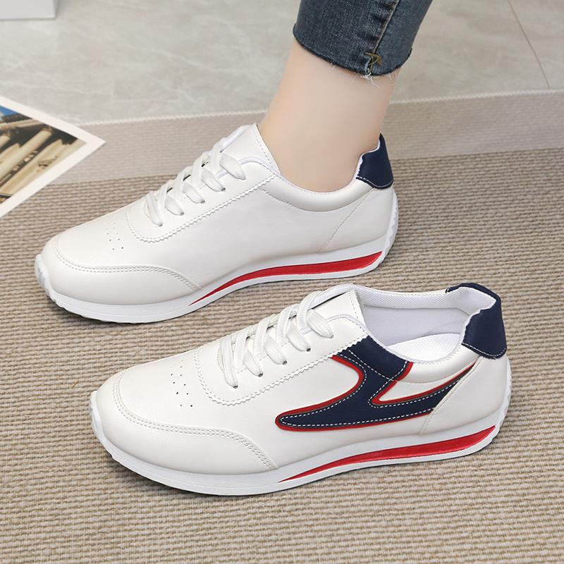 

Модные Новые Женские Кроссовки Летняя Повседневная Обувь для Ходьбы для Женщин Плоские На Шнуровке Высококачественные Кроссовки Модные Дикие Лоферы на Плоской Подошве 41 синий