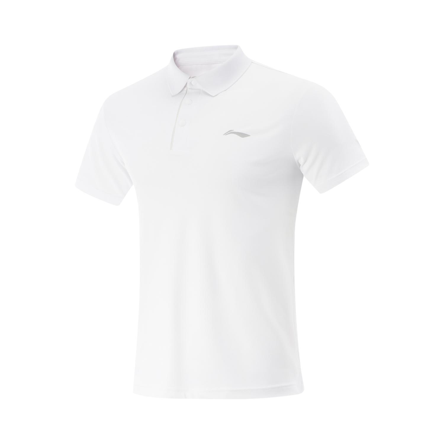 

Мужская футболка-поло Li Ning Fitness Series с влагоотводящим эффектом, быстросохнущая, с логотипом, APLV179-6 M