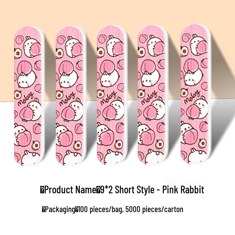 9cm Mini Double-Sided Nail File for Shaping and Polishing Acrylic Nails