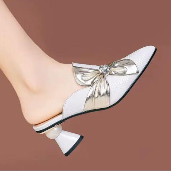 

Fashion Sandales à Talons Hauts et Pointus en Clip pour Femme, Chaussures Sexy de Bureau et de Carrière, à la Mode, 2024 40