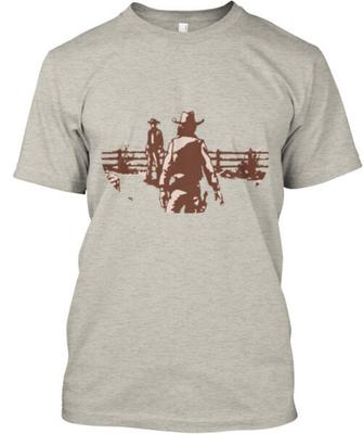 Western Duell T-Shirt Hergestellt in den USA Größe S bis 5XL