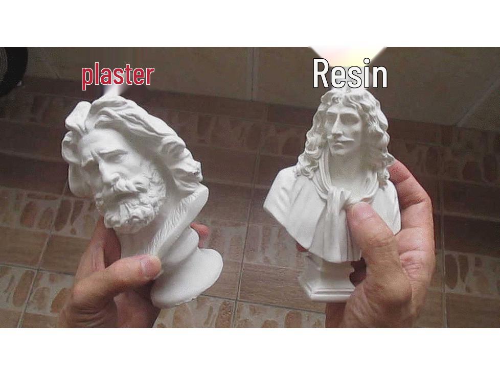 15cm European-Style David Resin Bust Statue - Nordic Decorative Figurine