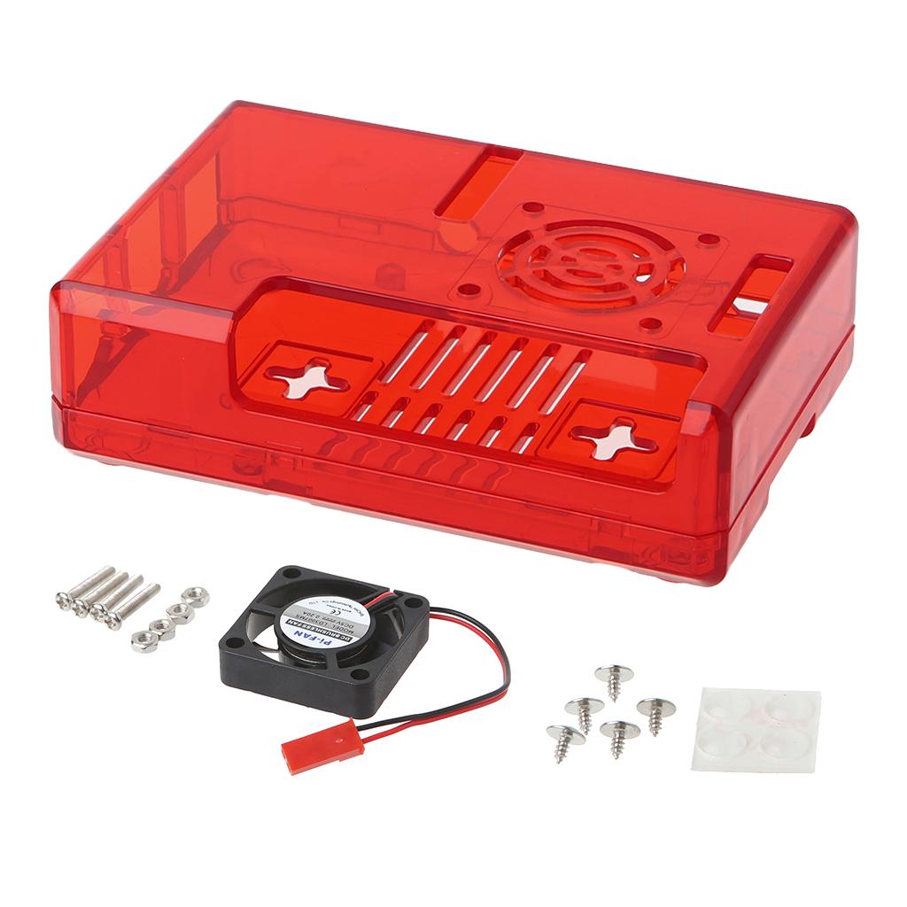 Raspberry Pi 3 B Carcasa De Plástico ABS, Ventilador De Refrigeración De 5V, Pantalla Táctil De 3,5 Pulgadas - AliExprs