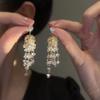 Temperament  Pendant Earring Elegant Jellyfish Tassels Charm Earrings Fashion Small Hoop Earrings Party Jewelry