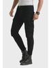 Slim Fit Black Racing Pants - Four Seasons Motorcycle Cycling Jeans Anti-Fall Off-Road Gear