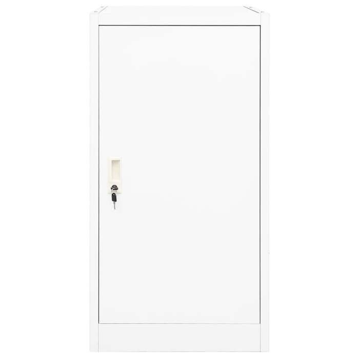 VidaXL Saddle Cabinet White 53x53x105 Cm Steel 339603