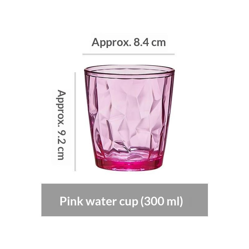 Acryl Bruchfeste Bierkrüge Becher Becher Wasserbecher Wiederverwendbare Weingläser Farbige Klare Kunststoff Saftbecher Trinkgeschirr