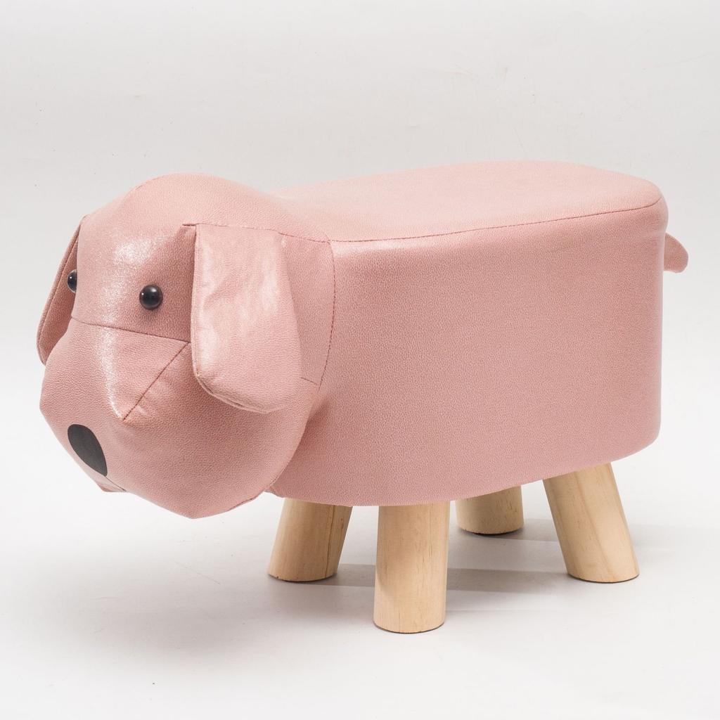 Creative Stool Children Nordic Style Porch Cartoon Shoe Changing Small Stool Living Room Wooden Animal Low Stool