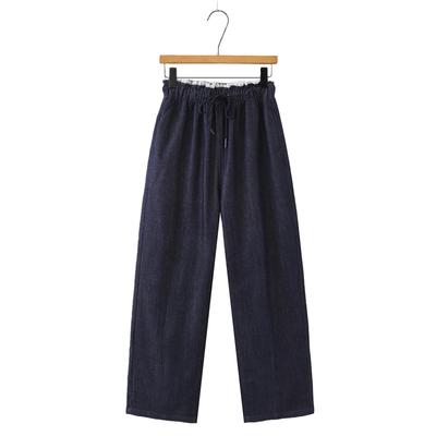 2026 Plus Size Women's Slimming Jeans: Elastic Waist, Straight Leg, Bloom Waist, Long Pants