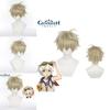 Genshin Impact Bennett Breathable Short Hair Cosplay Wig For Halloween Comic Party Prop