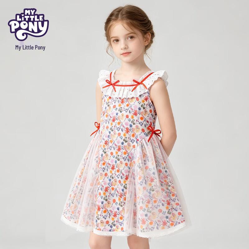 My Little Pony Girls Floral Sleeveless Princess Dress 150
