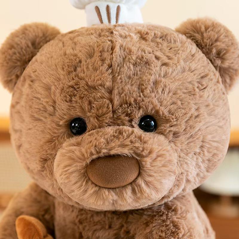 Cute Hug Bear Pastry Artist Plush Toy Baker Bear Doll Children'S Pillow Gift Toy Ornament