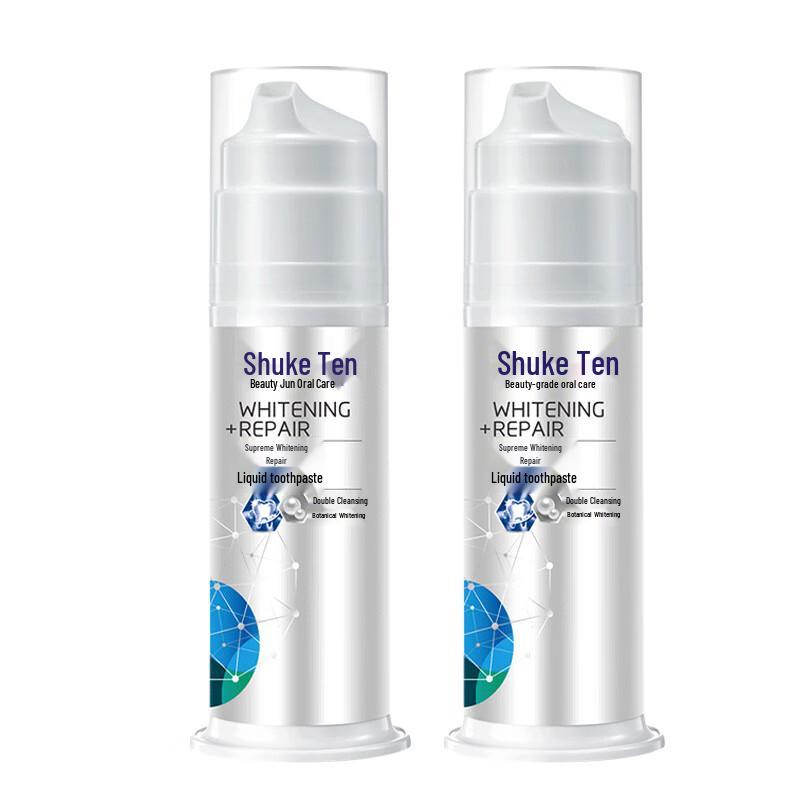 Shuke Pro White Repair Liquid Toothpaste, 2x100g Value Pack