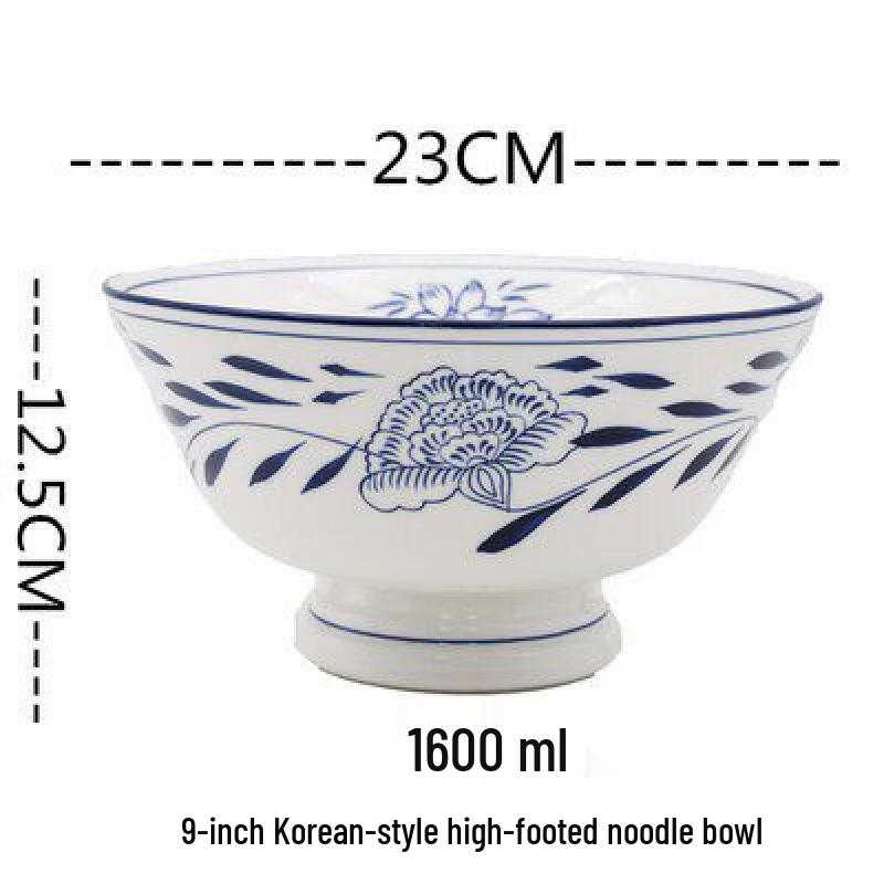 

Традиционная керамическая миска для супа и лапши