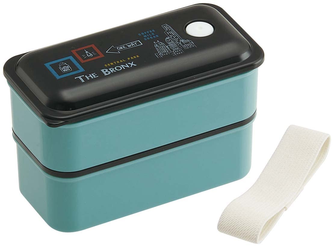 

Skater Bento Box Silver Ion Antibacterial Fluffy Packing Integrated 2 Tiers 550ml Brooklyn Queen PALW6AG Ag+