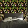 Tropical Flowers and Leaves Wallpaper for Living Room and Bedroom 50x1000