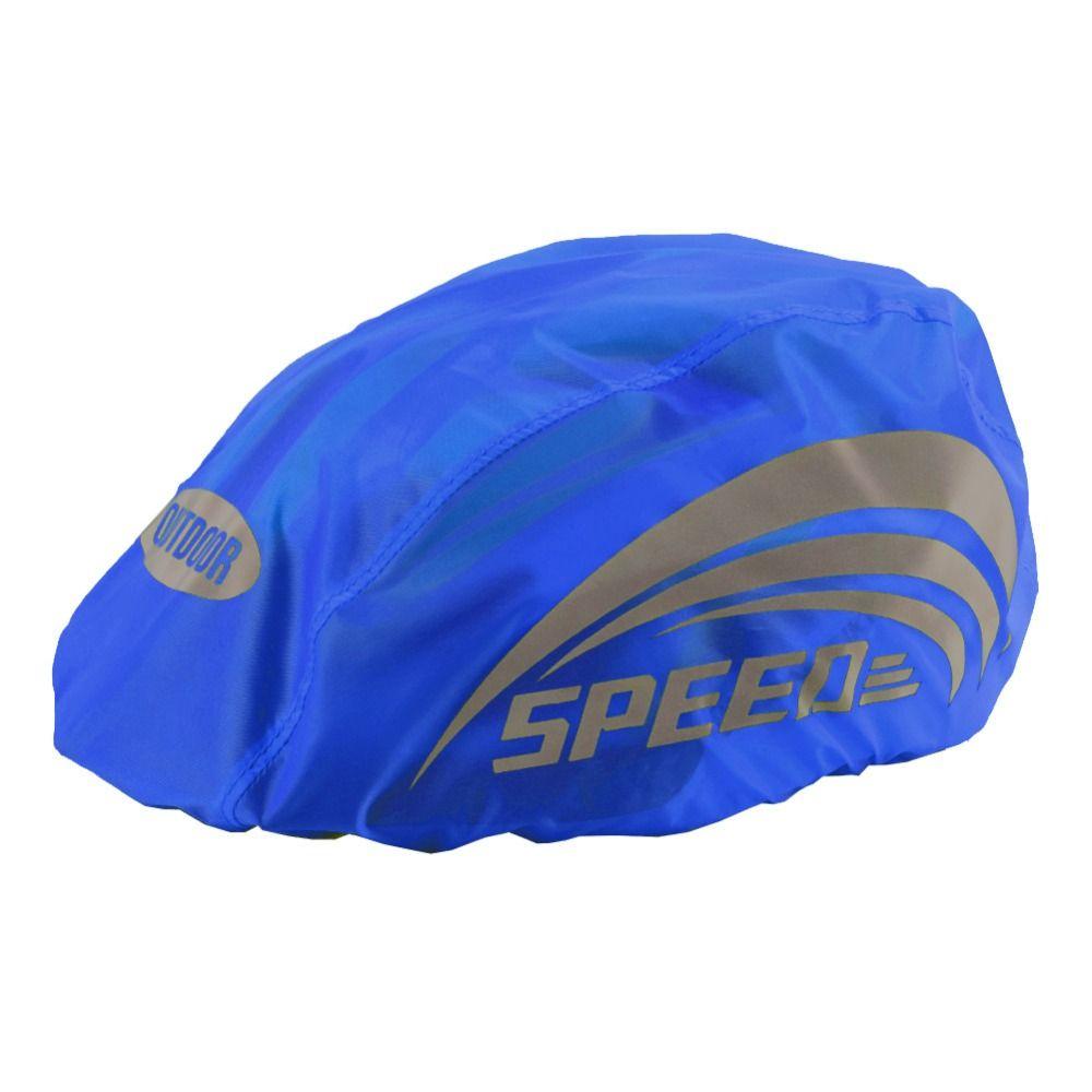 With Reflective Strip Bicycle Helmet Waterproof Cover Oxford Cloth Helmet Rain Cover