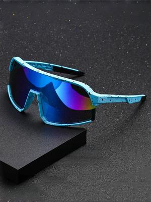 UV Sunglasses for Men Women Outdoor Riding Mountain Bike Sports Sun Protection Windproof Glasses
