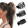 3pcs Heavy-Duty Ponytail Clips - Anti-Droop Hair Claws with Safety Grip, Non-Slip Ponytail Clips for Women, Suitable for Updos, Ponytails