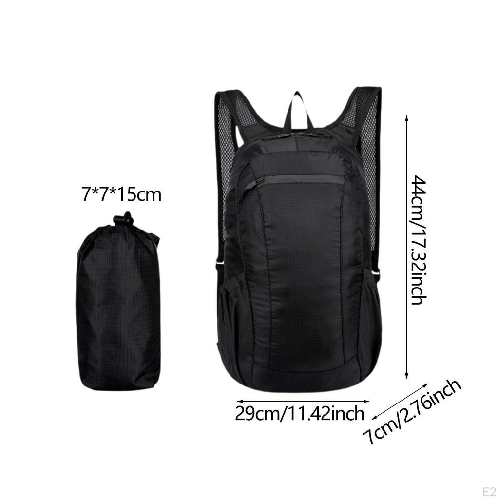 Foldable Backpack Lightweight Packable Water Resistant Casual Travel Daypack for