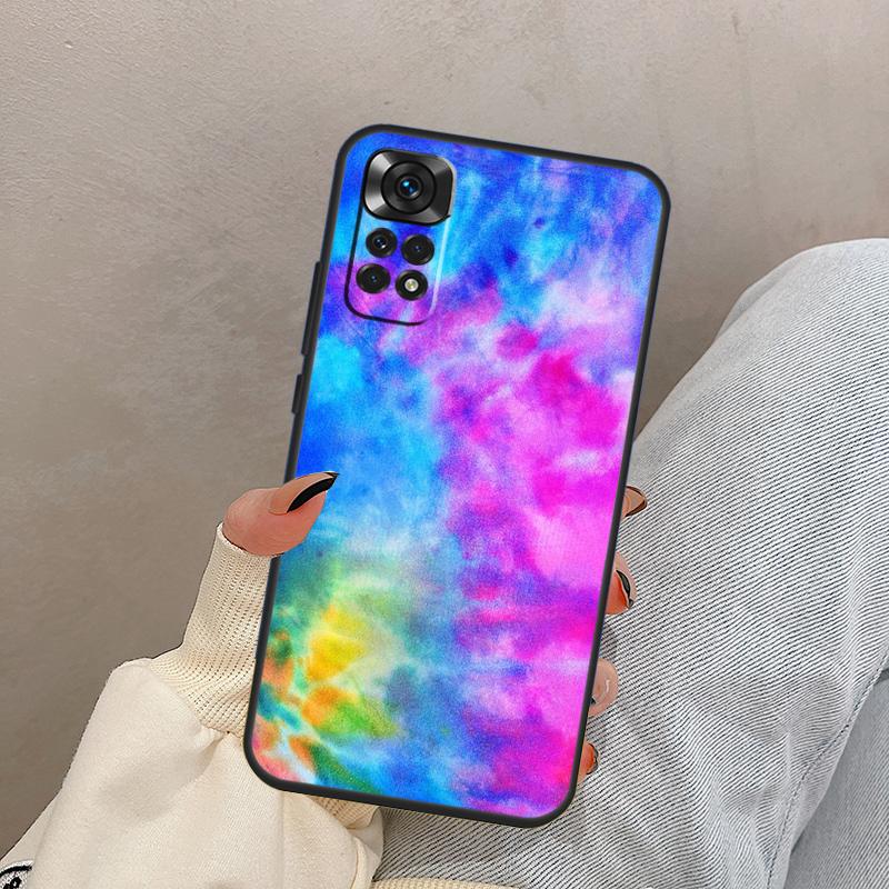 Colorful Tie Dye Rainbow Hippie Art For Xiaomi Redmi Note 14 10 11 12 13 15 Pro Plus Case Cover For Redmi 15 15C 14C 10C 12C 13C