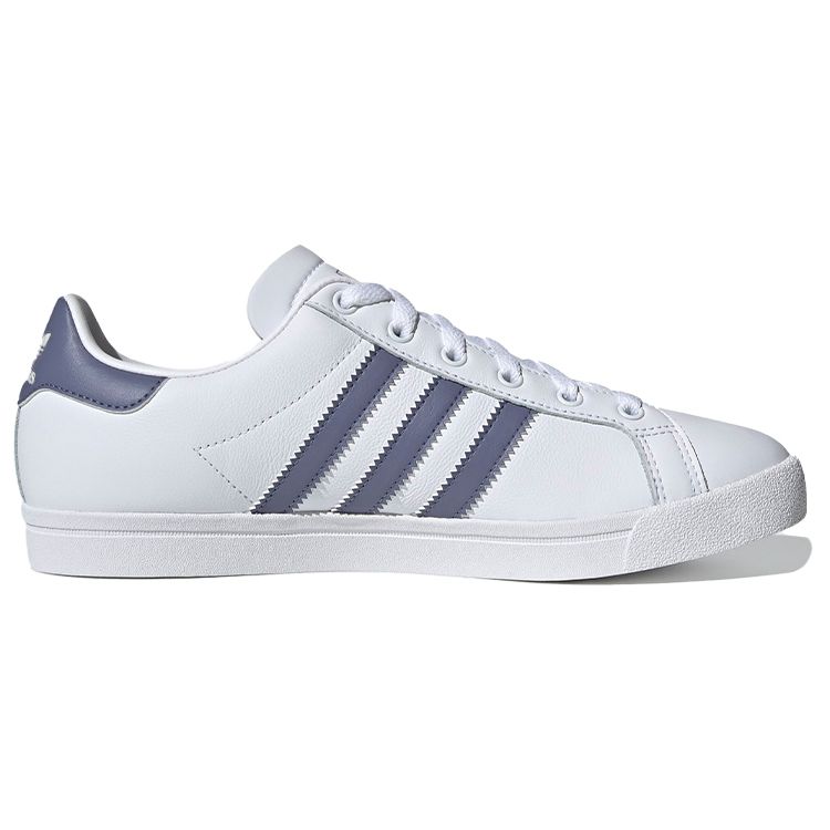 Adidas Originals Coast Star Slip Resistant Durable Low Top Skate Shoes Women Sneakers White Blue EE9952