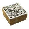 Wood Block Art Stamps Wood Printing Block Floral Design Stamp Indian Border