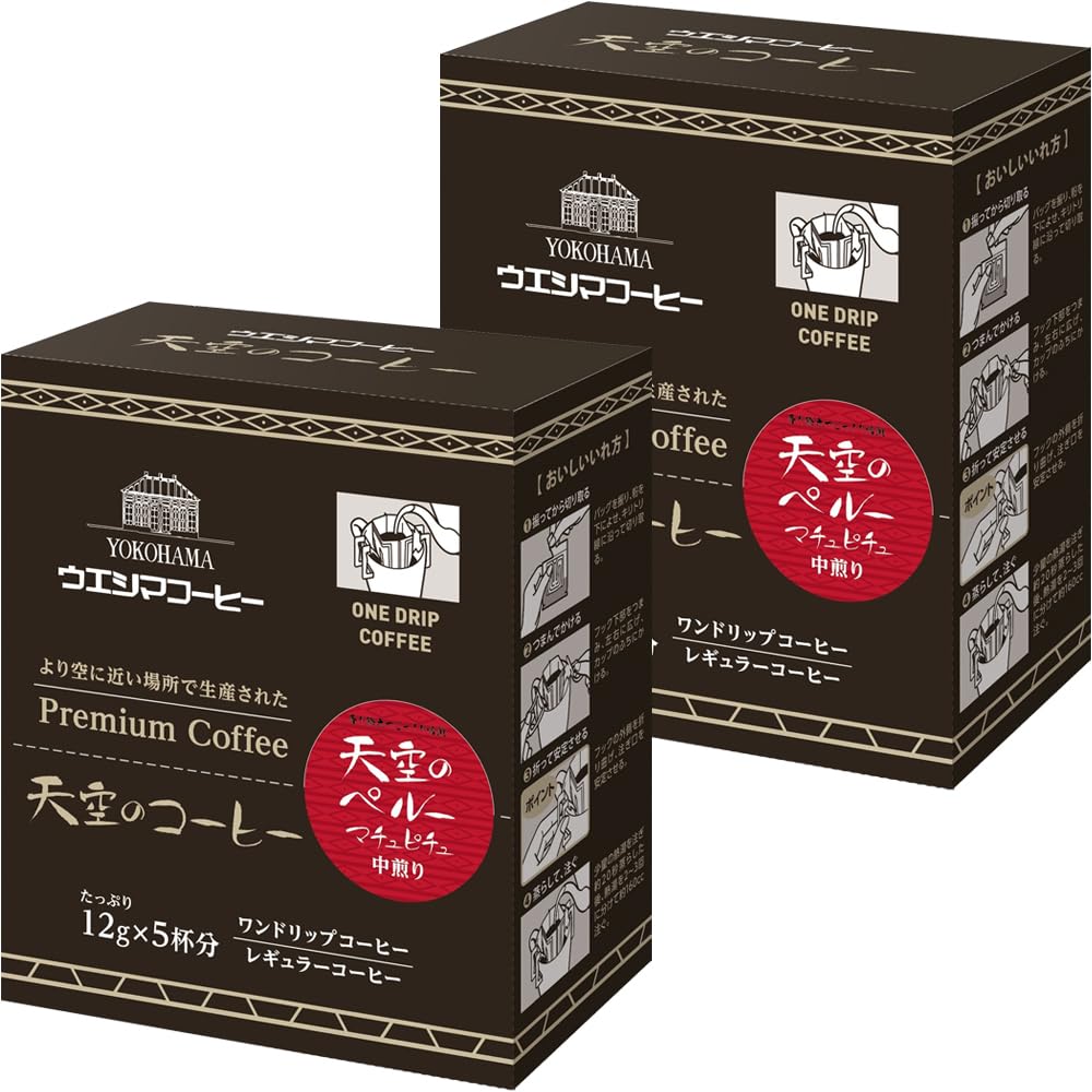

Кофе Уэсима One Drip Coffee Небесный Перу xx 2 (12г 5П)