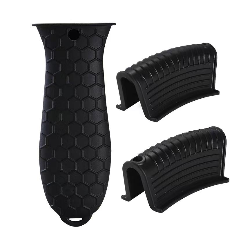 Silicone Heat-Resistant Handle Covers,Cast Iron Handle Covers, Pot Holders,Cast Iron Skillet Pads, Cast Iron Pot Handle Covers