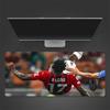 Rafael Leao Mouse Pad, Large Gaming Desk Mat, Non-slip XXL Mousepad for Laptop & Tablet, Mini PC Playmat with Stitched Edges