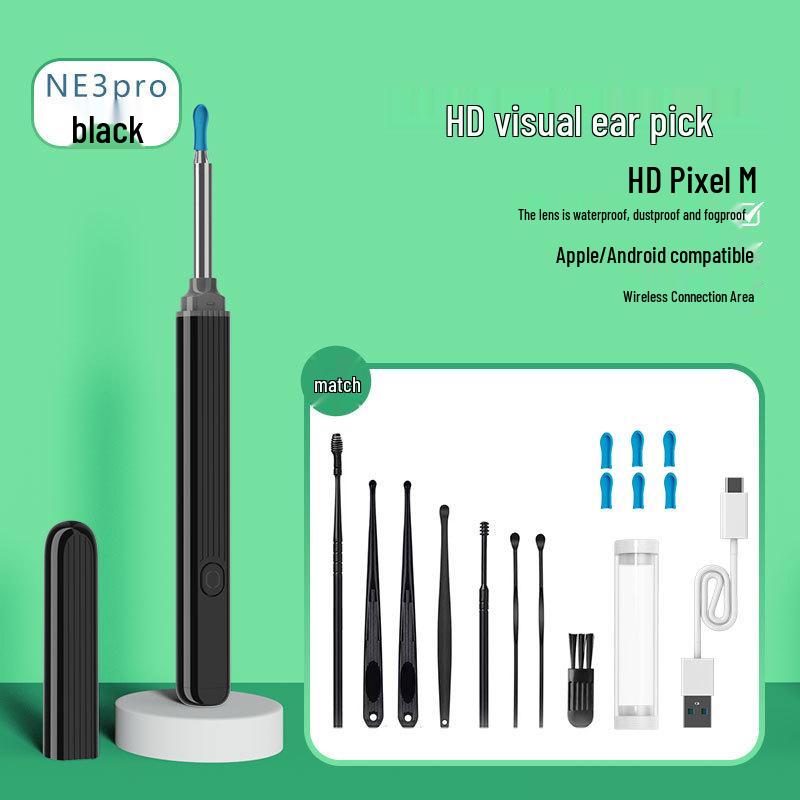 Kabelloses HD Ohrreinigungsgerät mit Smartphone-Kompatibilität