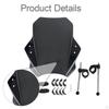 Motorcycle Windshield Accessories Adjustable Compatible Protection Simple Installation Repair Parts