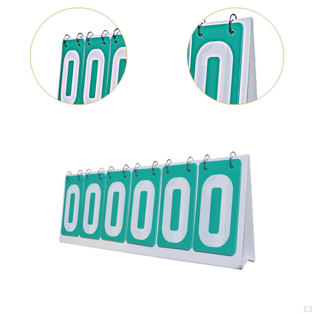 For Sports with 6 Digits Display, Table Score Flipper Soccer And Volleyball
