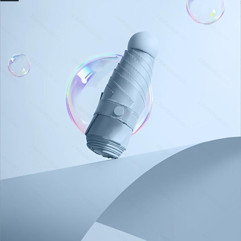Travel Mini Umbrella with Protective Cover Ultra-Light UV Protection 6 Reinforced Ribs, Manual Open, For Sunny and Rainy Days  Travel Accessory