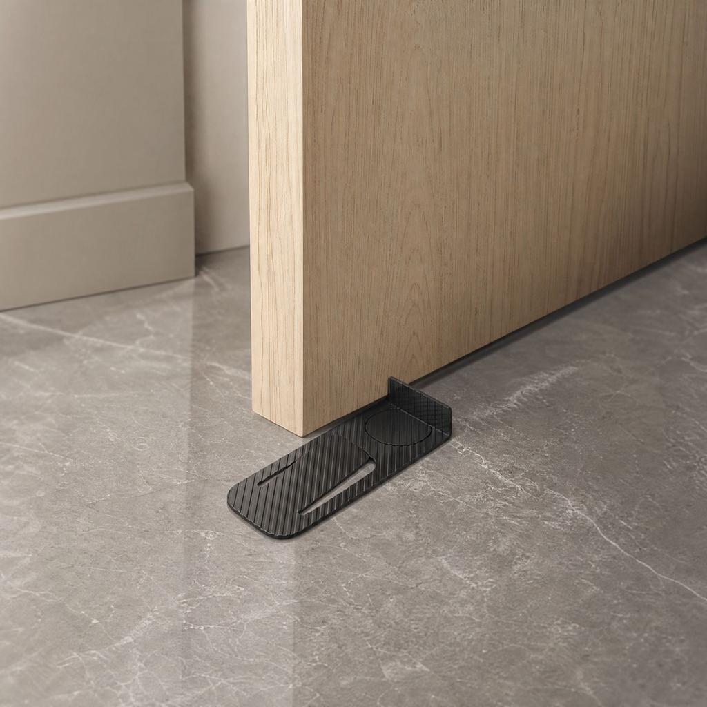 No-Drill Portable, Under-Door for Bedroom, Bathroom and Home, Door Holder and Door