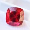 Natural Red Ruby Square Cushion 14x14mm Certified Loose Gemstone