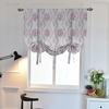 Jacquard Roman Curtain Finished Curtain Blackout Roman Curtain Strap Curtain
