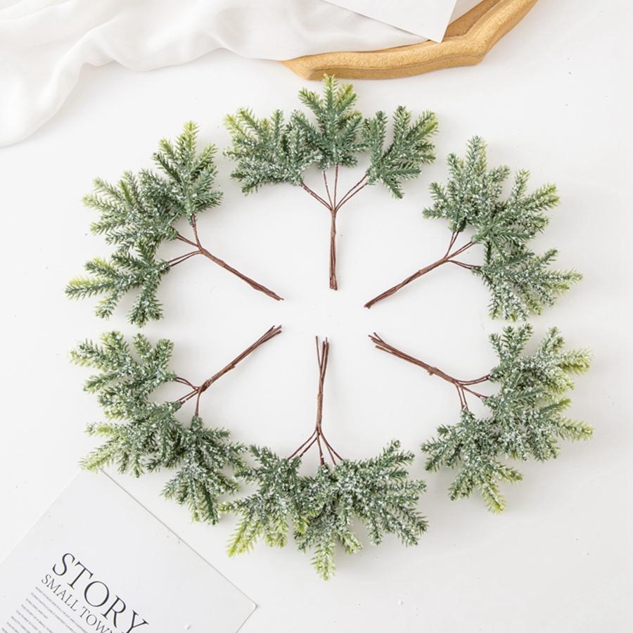 1/5Pcs Artificial Plants Golden Fake Branch with frost Christmas Tree Materials Home Wedding Decor Photography Background Wall