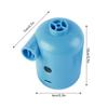 Electric Air Pump Portable Blue Inflator Deflator Pump Perfect for Outdoor Camping with USB Port