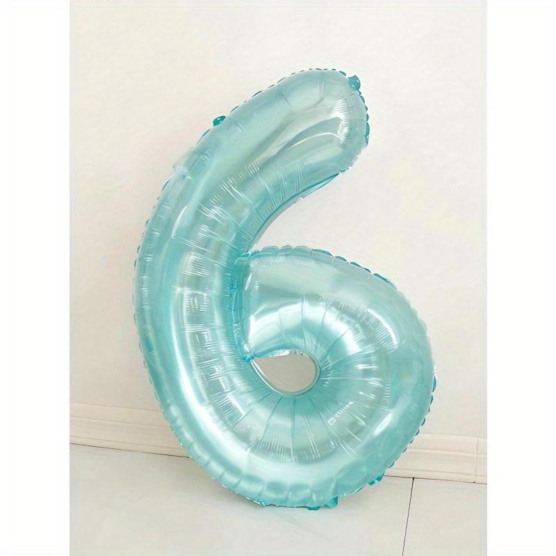 32inch Crystal Jelly Color Number Balloon for Birthday, Anniversary, Theme Party Background Decoration, Back To School Valentine Day