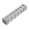 Essential  Steel Bracelet Grooves Tool Versatile Jewelry Crafting Steel Block Tool for Bracelet Engraving and Shaping