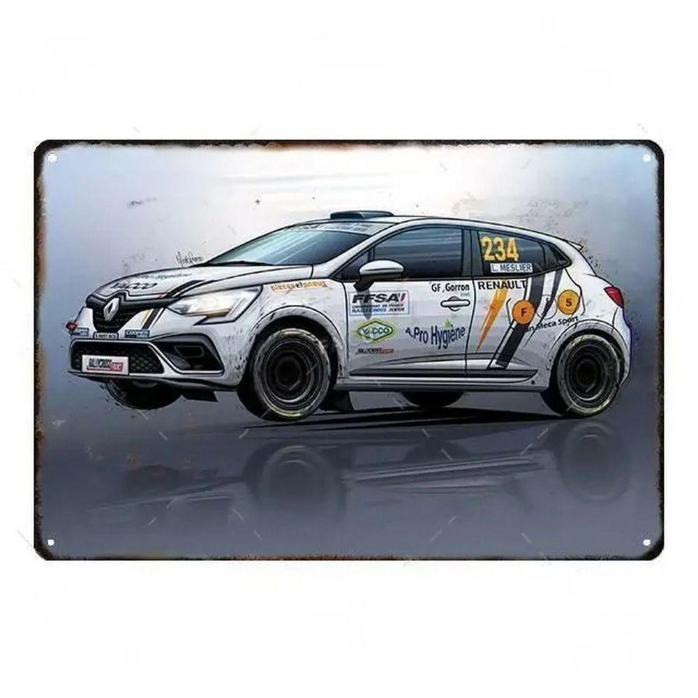 Kovová nástěnná cedule Bar v garáži, Dekorativní plaketa do interiéru auta 20x30cm