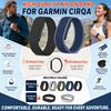 Outdoor Rugged Nylon Loop Strap for Garmin CIRQA Sports Elastic Armband Lightweight Adjustable Replacement Band for Garmin CIRQA