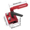 Aluminum Alloy Inclined Track Limiter Slide Slot Limiting Stopper Push Slide Stopper Backing Position Limiters Woodworking Tool