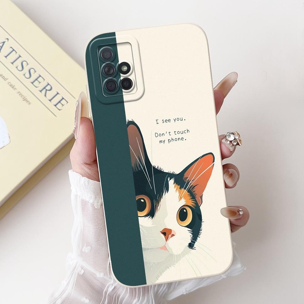 For Samsung Galaxy A71 Case Cute Panda Ultra Slim Soft TPU Back Cover Case For Samsung A71 A715F 4G Full Cellphone Phone Case