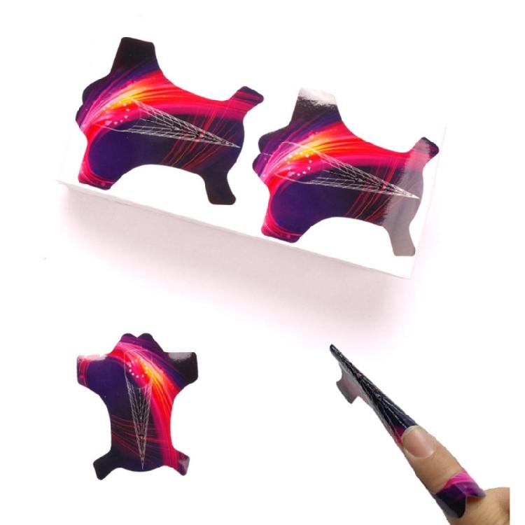 100 Pieces Nail Sculpting Forms With Strong Adhesive Nail Extension Accessory For Seamless Application At Home Or Salon