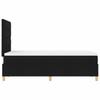 Boxspring Bed with Headboard Black 120 x 200 cm Fabric