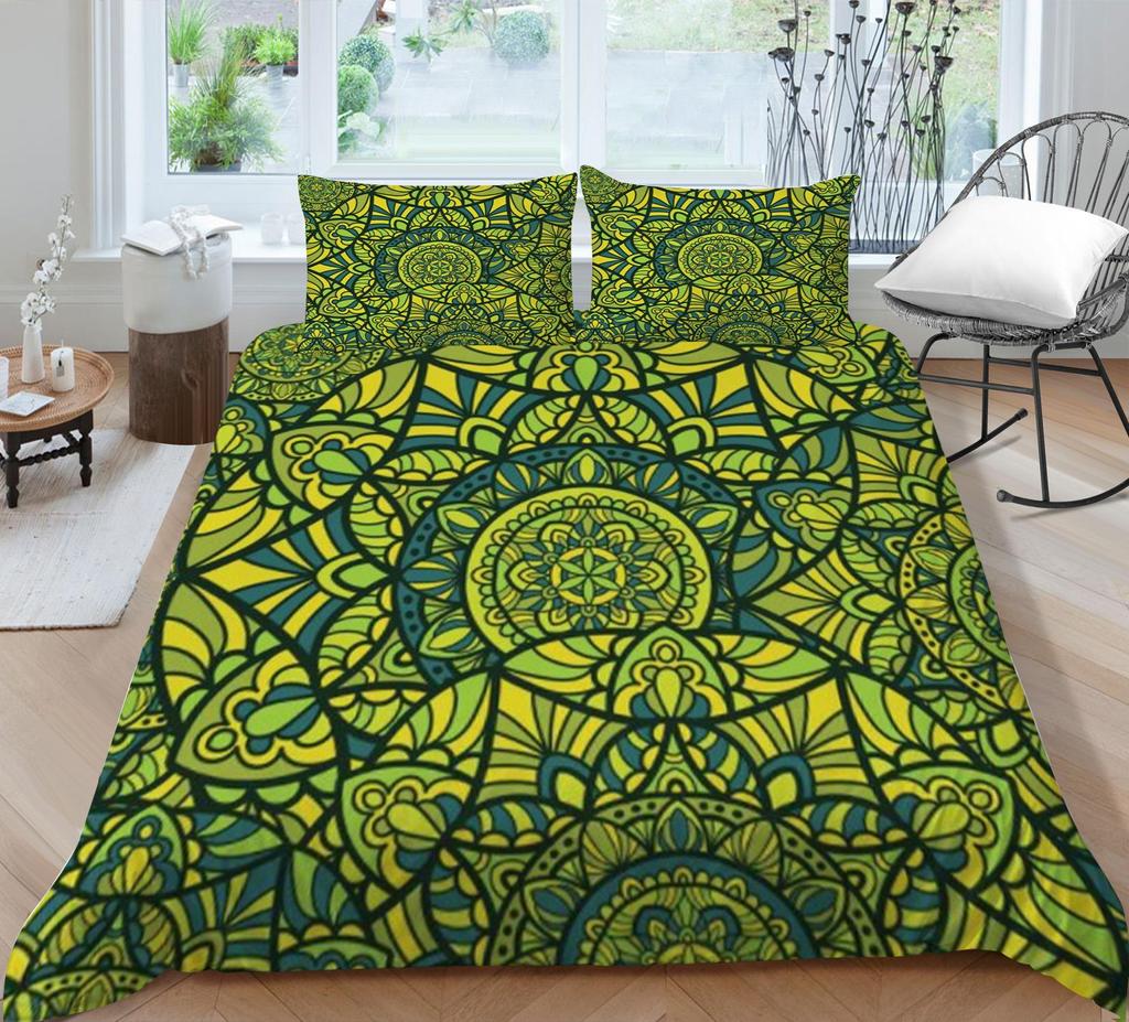 Bettbezug Böhmen Bettwäsche Bunte Tröster Bettbezug Set Heimtextilien Mädchen Frau Polyester Quilt Abdeckung