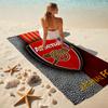 1pc A-Arsenal Beach Towel, Comfortable and Thick, and Swimming/Bath/Picnic/Camping Towel, Suitable for Seaside Beaches